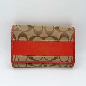 Coach Legacy 65 Anniversary Red Zip Wallet